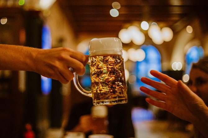 Bavarian Beer and Food Evening Tour in Munich - Hofbräuhaus stop: famous room, real atmosphere, quick payoff