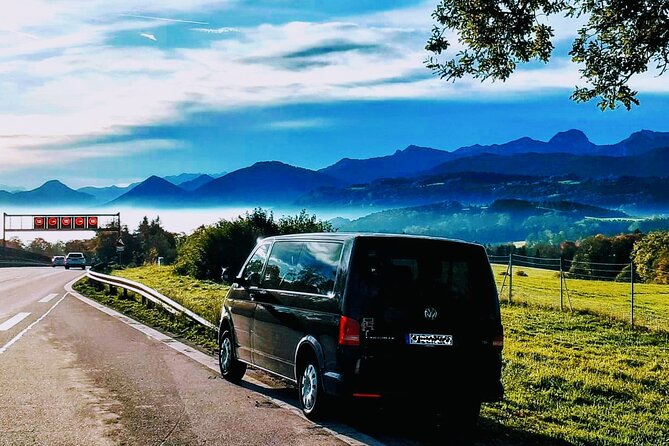 Herrenchiemsee Palace EXCLUSIVE Lake Chiemsee Tour with Salzburg or EAGLE'S NEST from Munich - Gstadt am Chiemsee: the Alps-in-the-background pause
