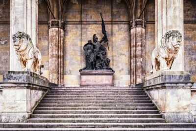 Munich: Beer Stories Guided Segway Tour - Heading to the English Garden: the Chinese Tower beer garden stop
