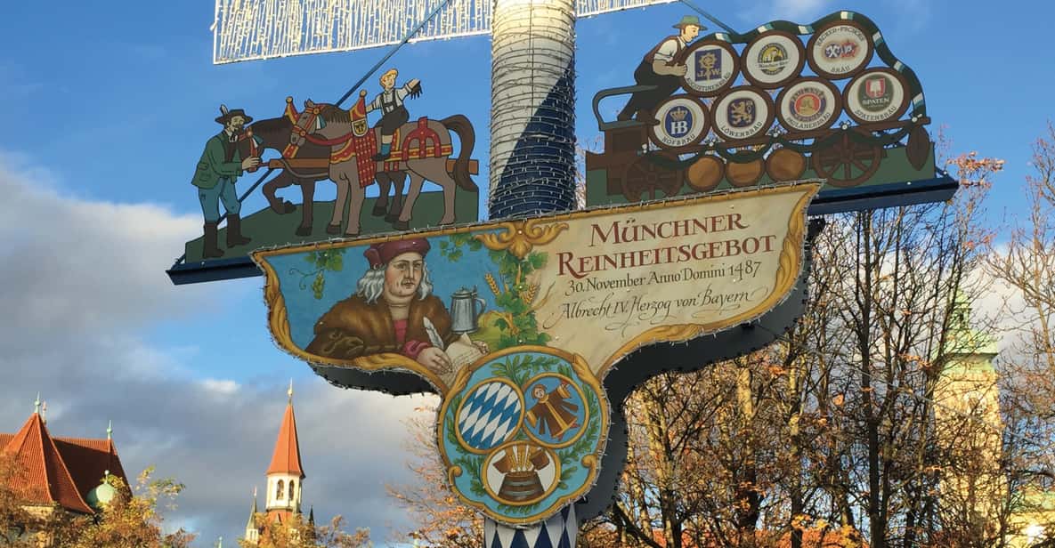 Munich: Food Tour Beer- 3 small beers & "Brotzeit" in GERMAN - Beer and Oktoberfest Museum: science, rules, and the 1810 connection