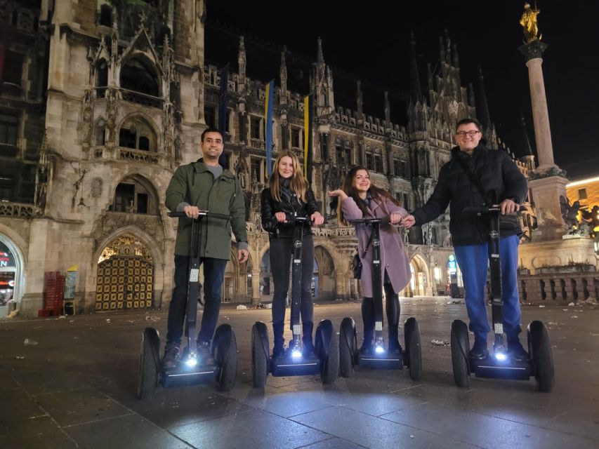 Munich: Guided City Highlights Night Tour by Segway - Friedensengel and the English Garden stretch: history plus park life