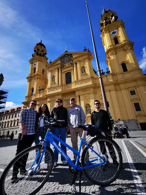 Munich: Mini Classic Bike Tour with Beer Garden Stop at 4 PM - Munich Residenz and the finish near Hochbrückenstraße