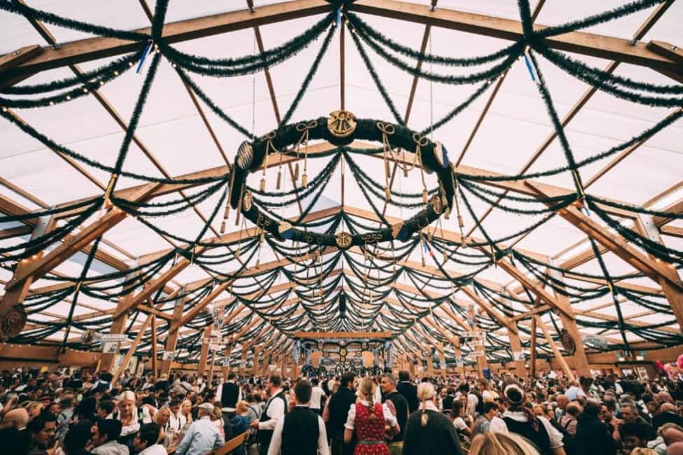 Munich: Oktoberfest Big Beer Tent Evening including table reservation - Inside the big beer tent: the reserved seating experience