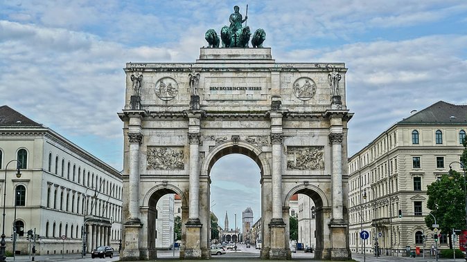 Munich Private Walking Tour With A Professional Guide - Odeonsplatz and Theatiner Church: history you can point at