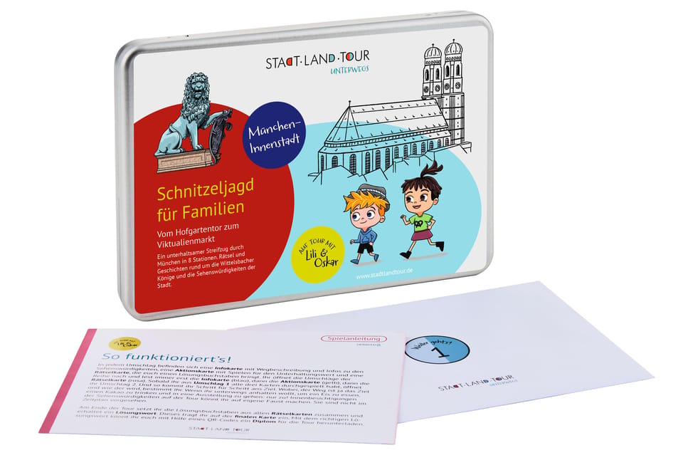 Munich: Self-guided sightseeing scavenger hunt for families - How the Munich scavenger hunt really works (no guide, just envelopes)