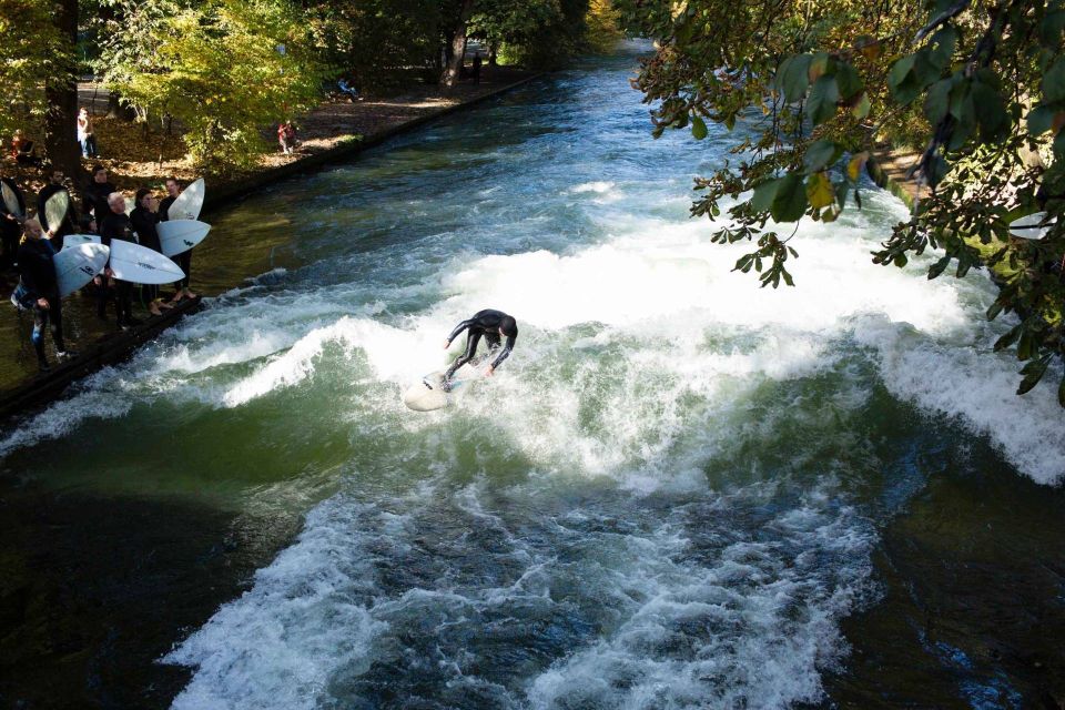 Munich Surf Experience Surfing In Munich Eisbach River Wave - Coaching With Max: Small Group, Close Help, Real Feedback