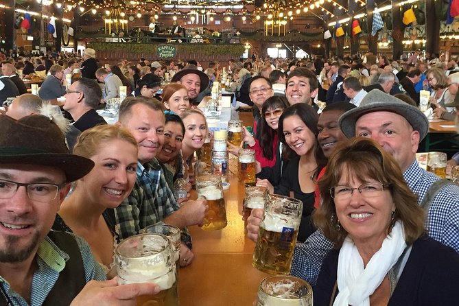 Oktoberfest Tour with table and unlimited beer - Your reserved tent table: about four hours of beer-flow